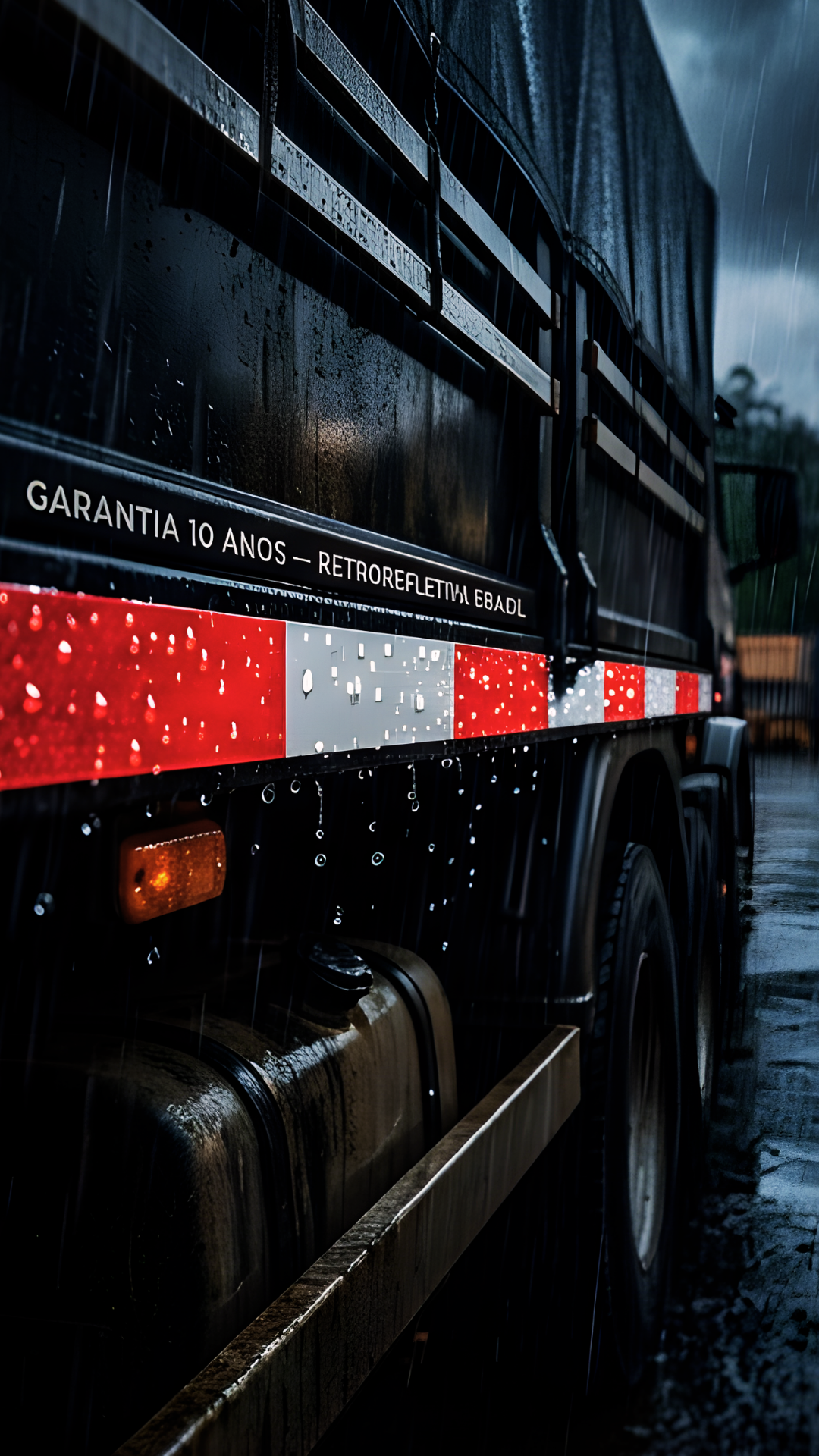 Faixas refletivas para transporte de cargas