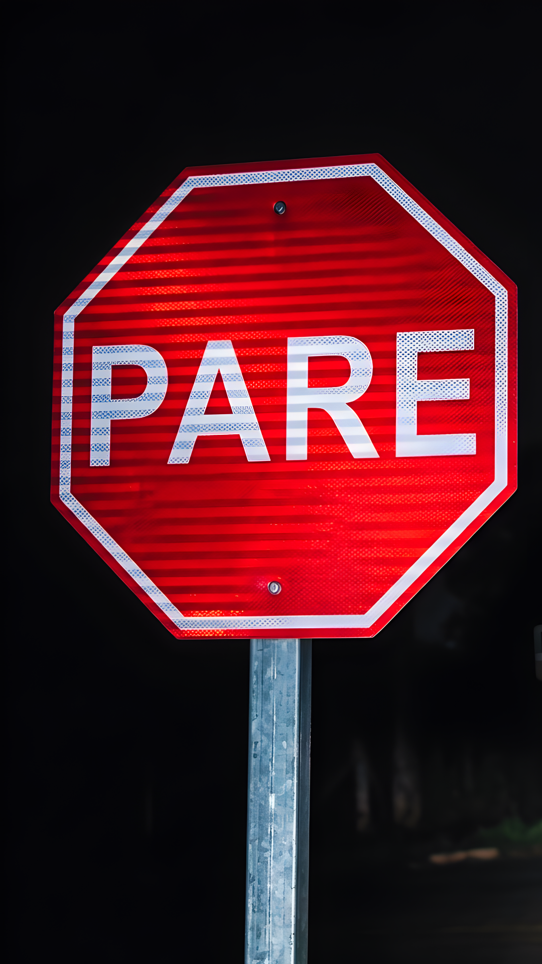 Sinalização viária para obras
