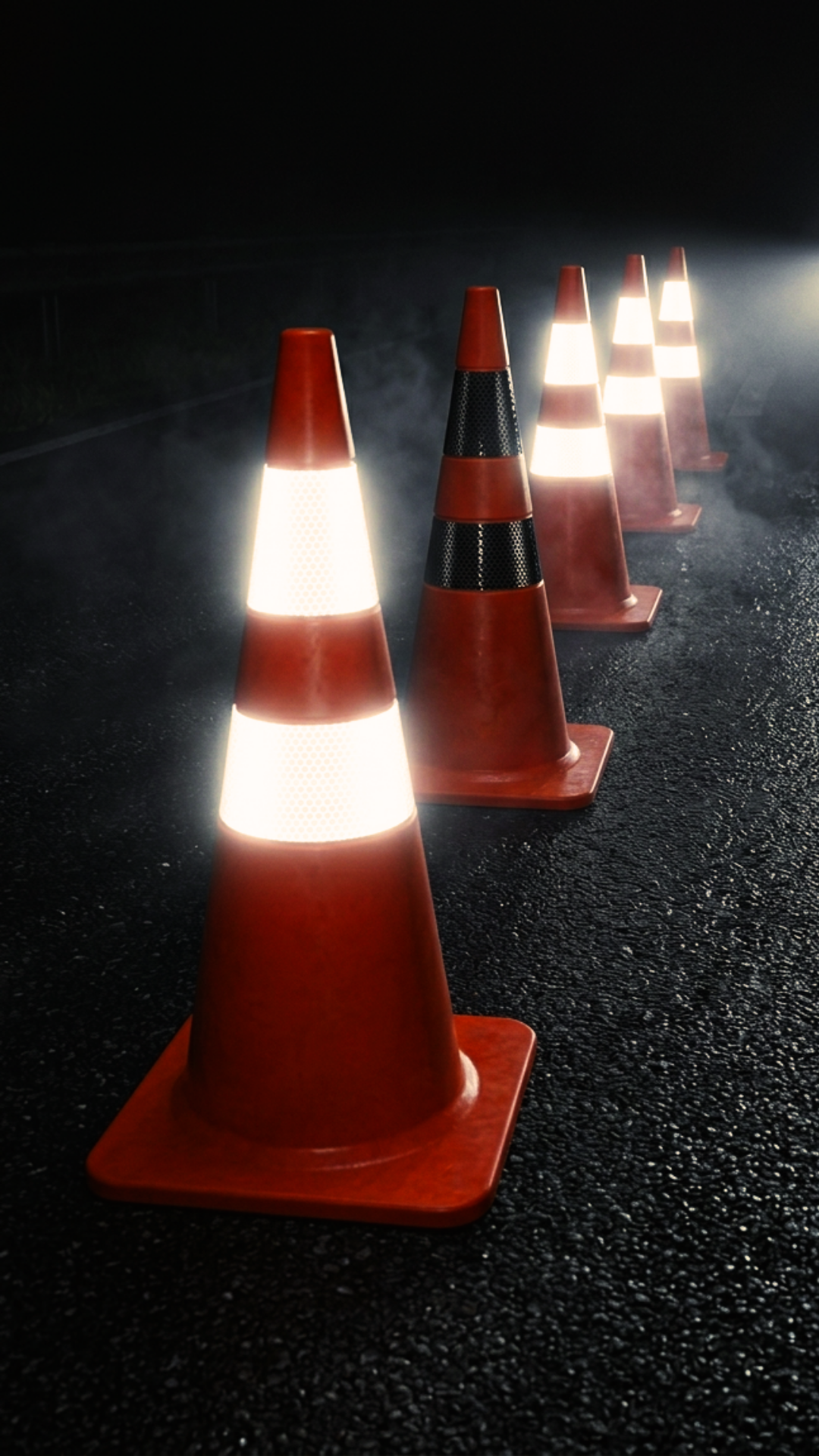 Cones sinalizadores e acessórios